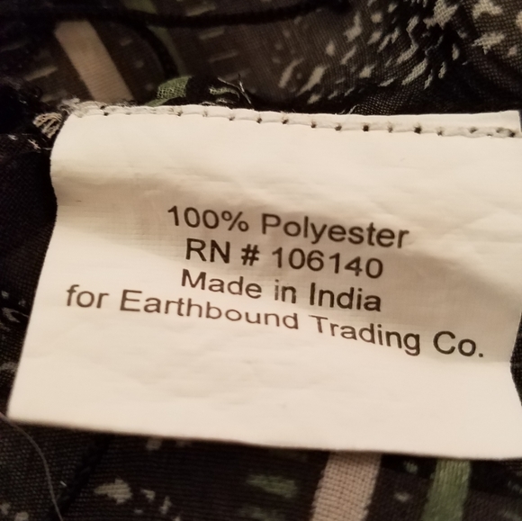 Earthbound Trading Co Boho Fringe Flowy Top - Picture 5 of 5